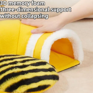 Discover the Warm Bunny Hideout Tunnel Bed: The Ultimate Cozy Retreat for Your Small Pets