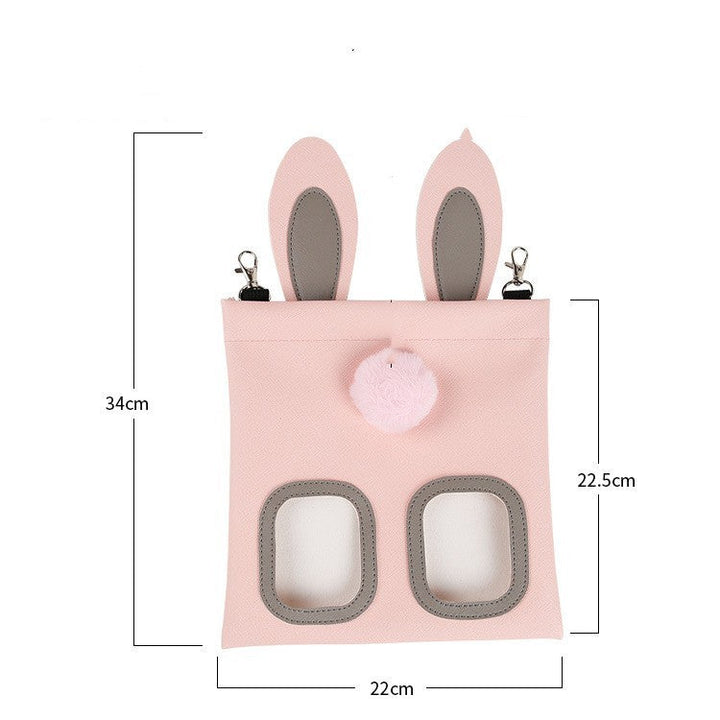 Cute Straw Bag Totoro Bunny Feeder: Elevate Your Pet's Feeding Experience