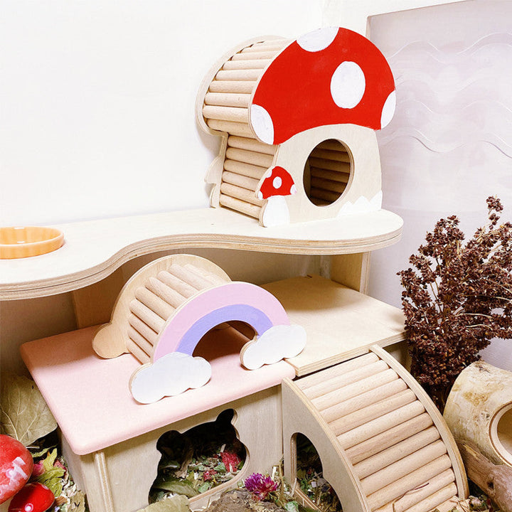 Hamster Multifunctional Staircase Small House Toy: The Ultimate Playground for Your Furry Friend