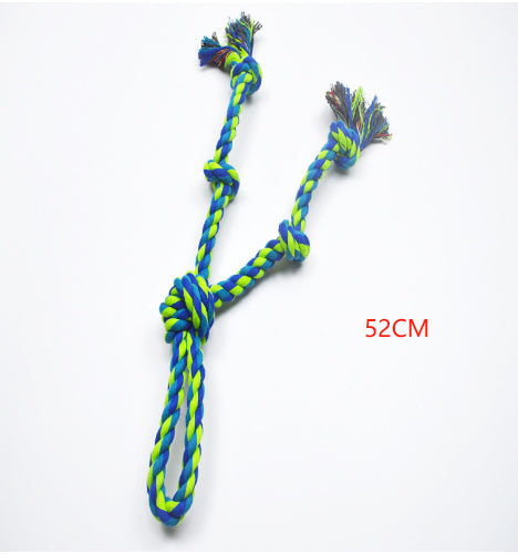 Heavy-Duty Rope Knot Dog Toys , Interactive Tug Of War