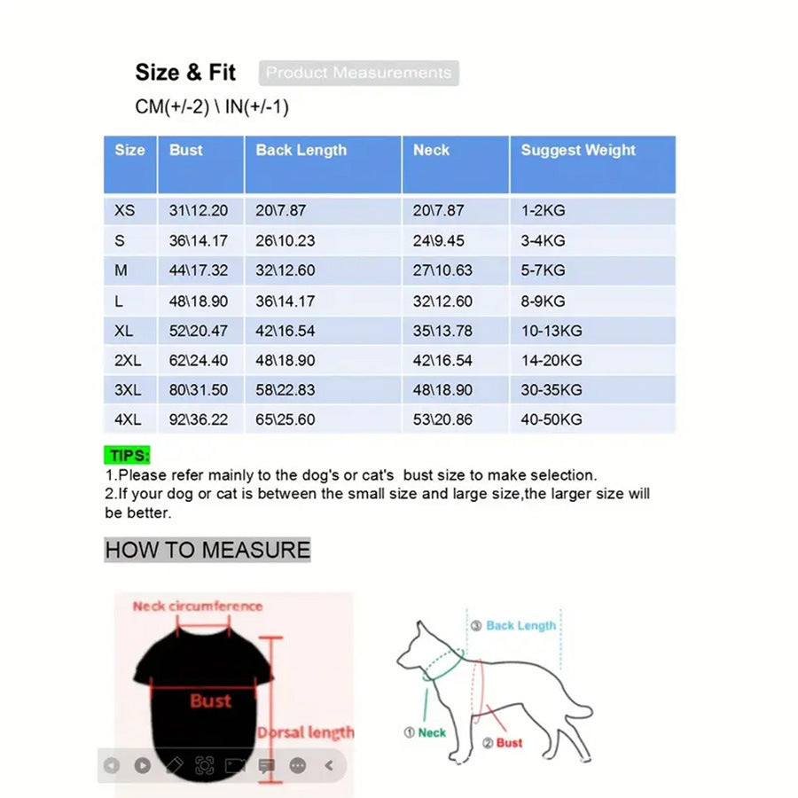 Pet Raincoat Reflective Poncho