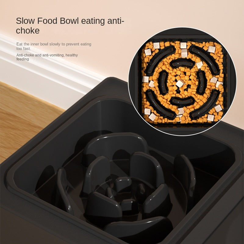 Dog Double Bowl Adjustable Height