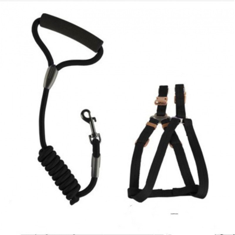 Dog leash chest strap