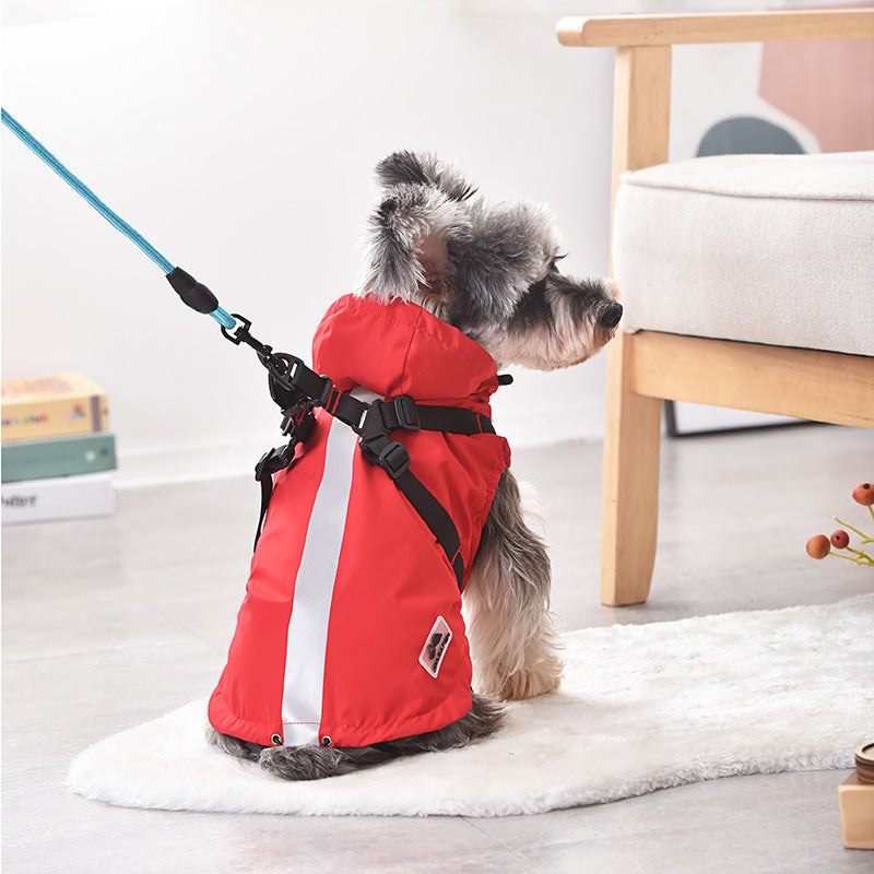 Pet Chest Back Waterproof Clothes