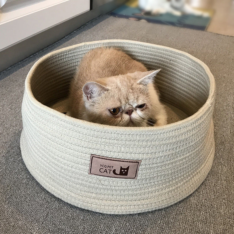 Cat Litter Small Dog Round Bed