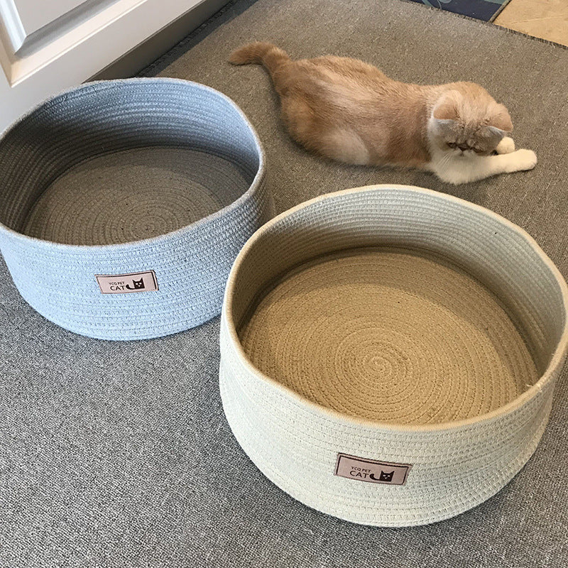 Cat Litter Small Dog Round Bed