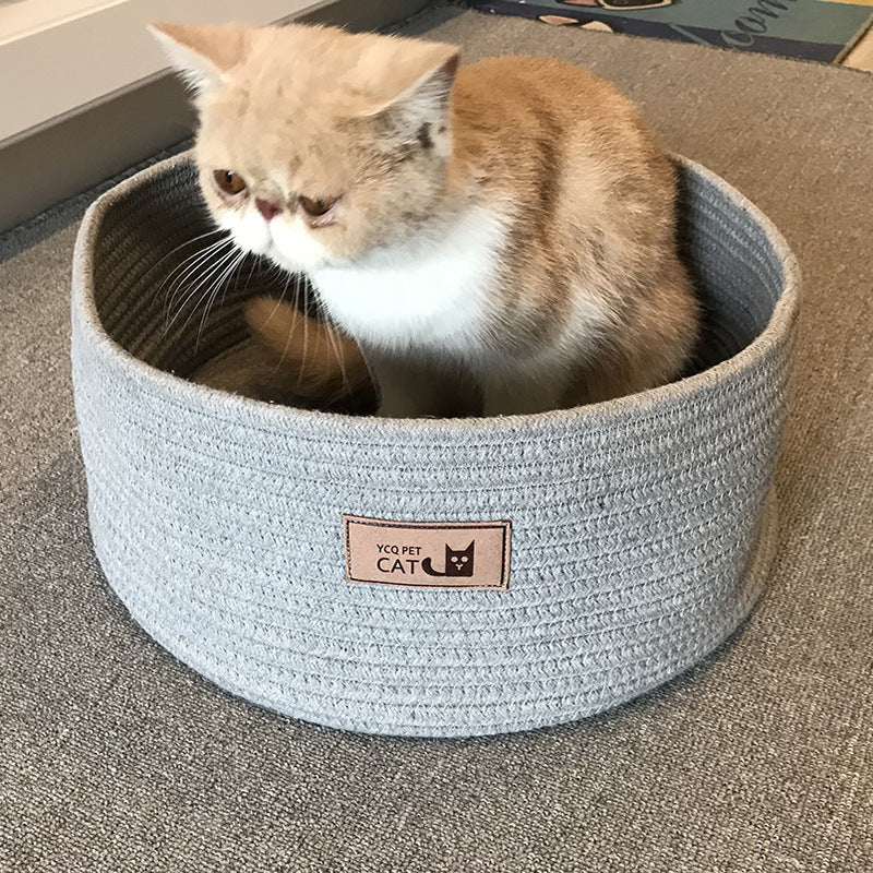 Cat Litter Small Dog Round Bed