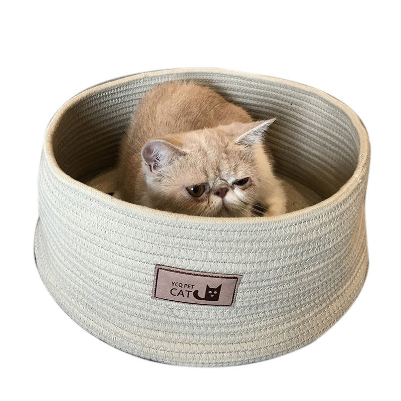 Cat Litter Small Dog Round Bed