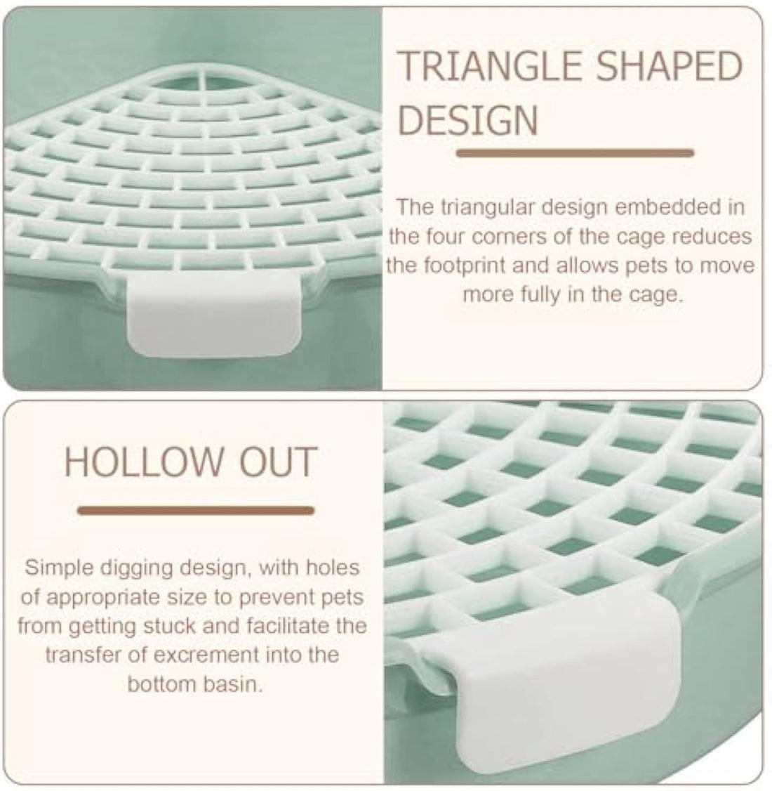 Litter Box Bunny Corner Toilet Box