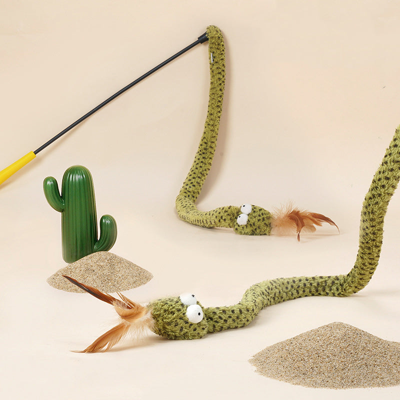 Snake Cat Teasing Stick Cat Toy