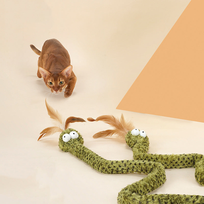 Snake Cat Teasing Stick Cat Toy