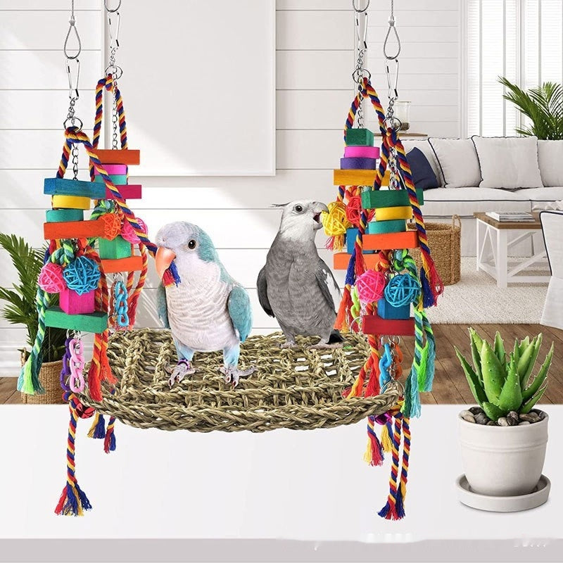 Parrot Climbing Net Toy Bird Cage