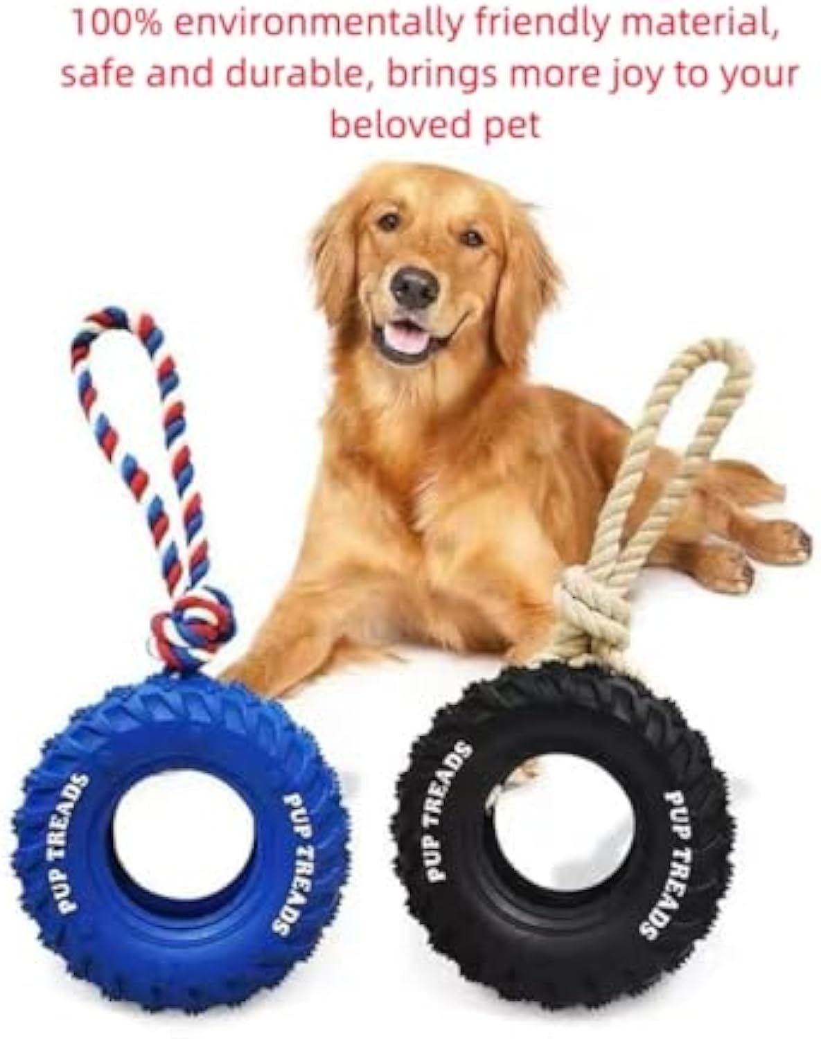 Durable Dog Toys For Aggressive Chewers, Treat Dispensing