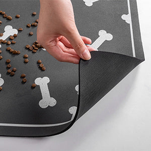 Pet Feeding Mat-Absorbent Bowl
