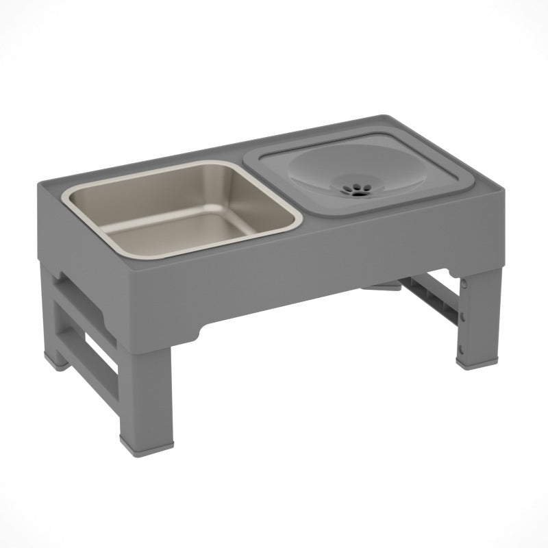 Dog Double Bowl Adjustable Height
