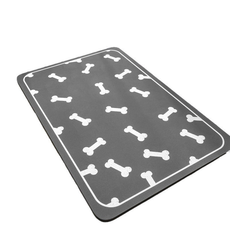 Pet Feeding Mat-Absorbent Bowl