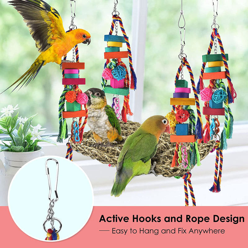 Parrot Climbing Net Toy Bird Cage