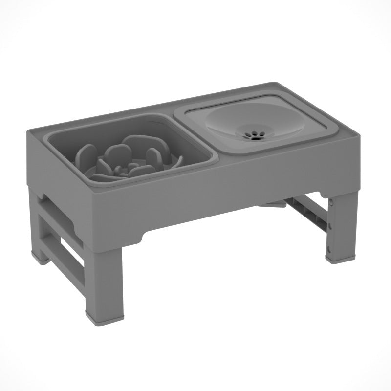 Dog Double Bowl Adjustable Height