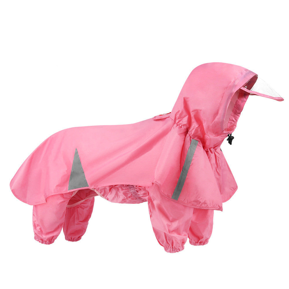 Pet Personalized Cloak Hooded Raincoat