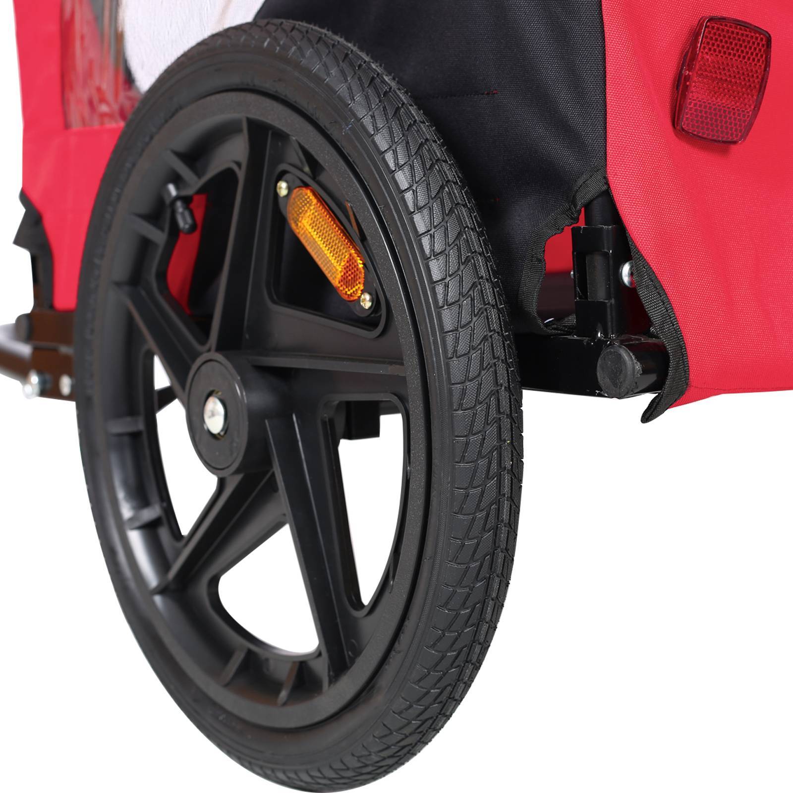 Bicycle Trailer For Pets Outdoor Foldable Dog Trailer With Reflectors