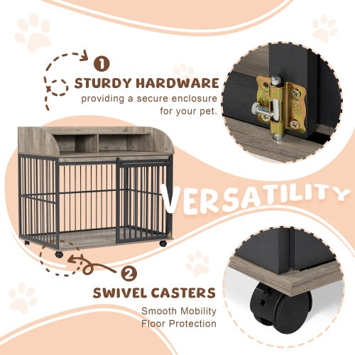 Wooden Kennel Suitable for Large Medium-sized Dogs