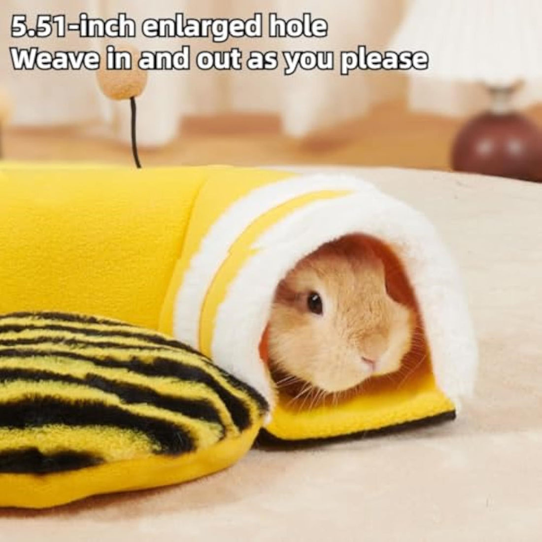 Warm Bunny Hideout Tunnel Bed