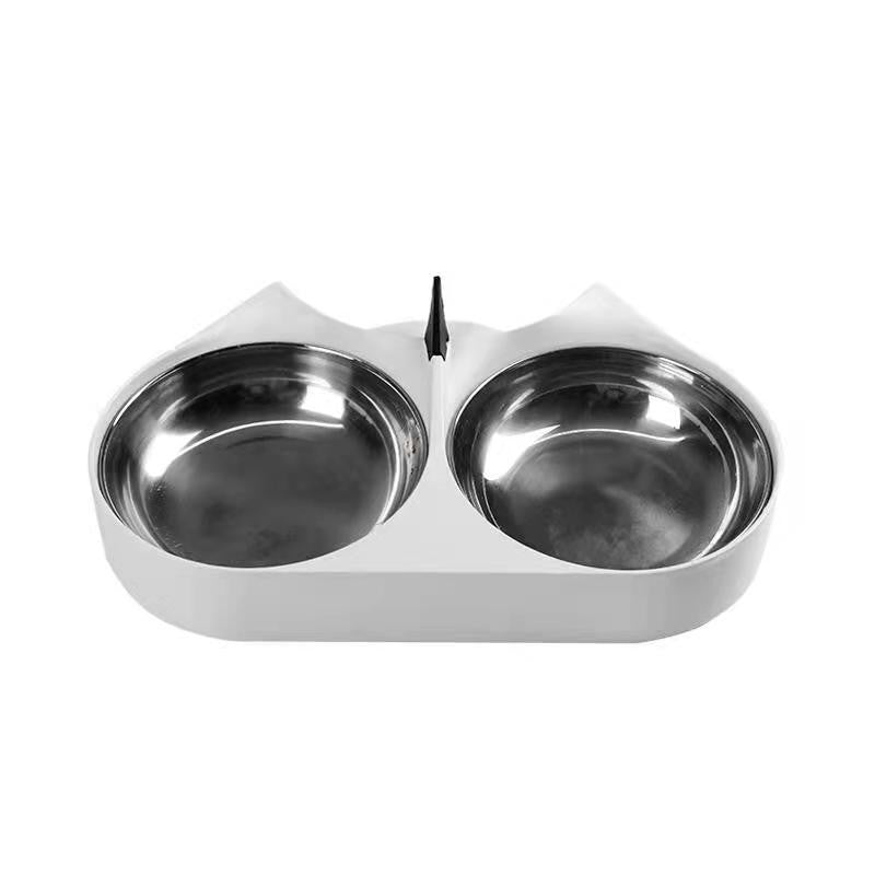 Capsule Automatic Cat Feeding Double Bowl