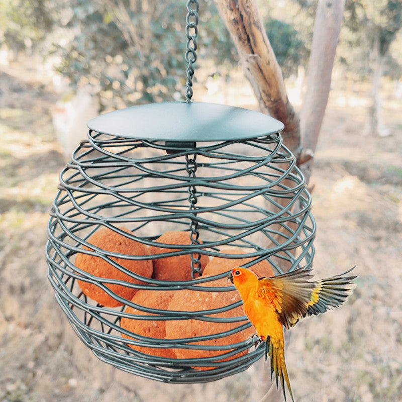 Outdoor Hanging Wild Bird Feeder Round