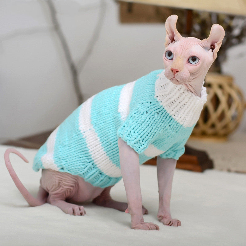Hairless Cat Warm Sweater Cat Clothes