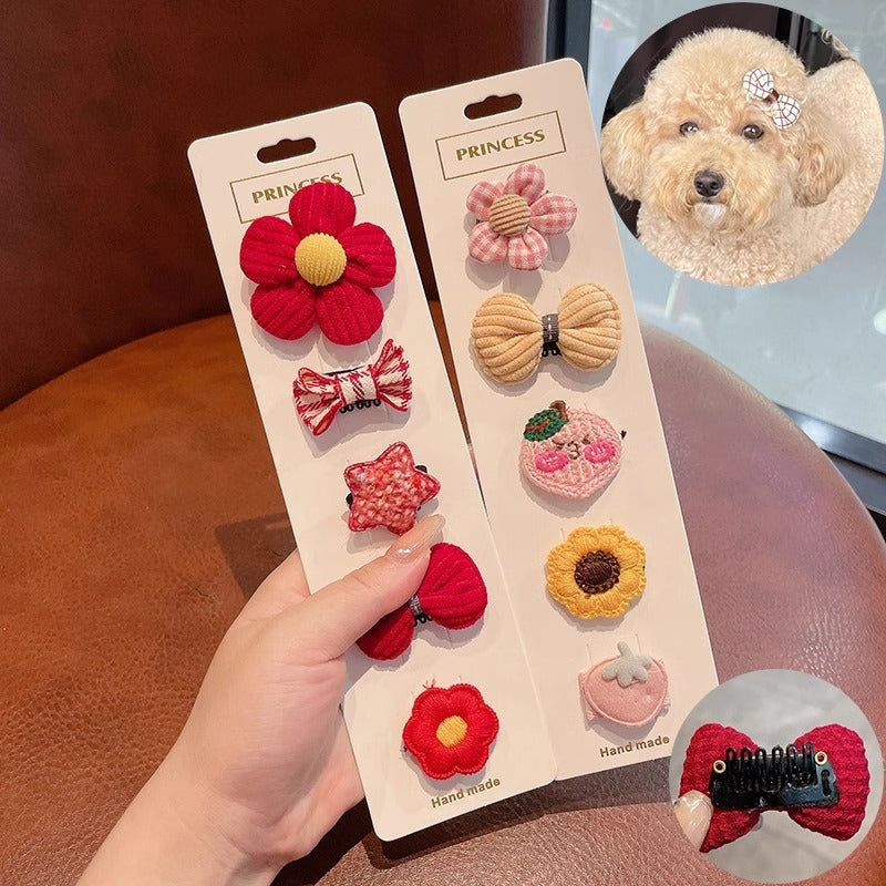 Home Cartoon Creative Mini Dog Hairpin