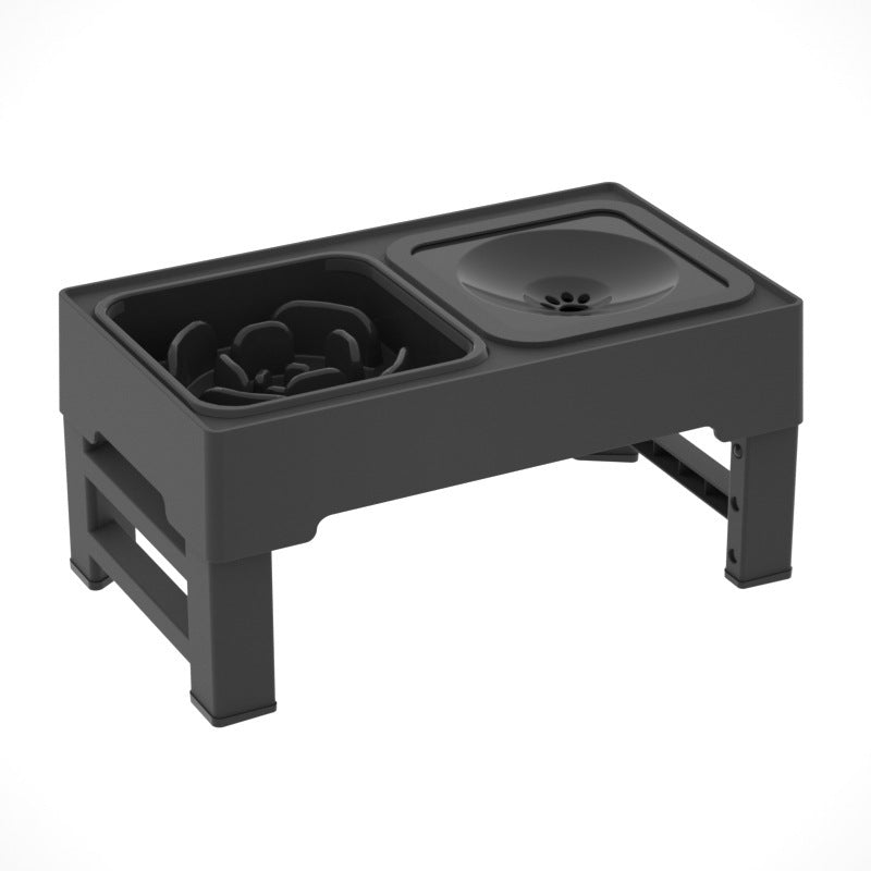 Dog Double Bowl Adjustable Height