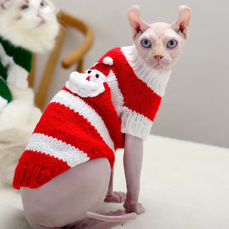 Hairless Cat Warm Sweater Cat Clothes