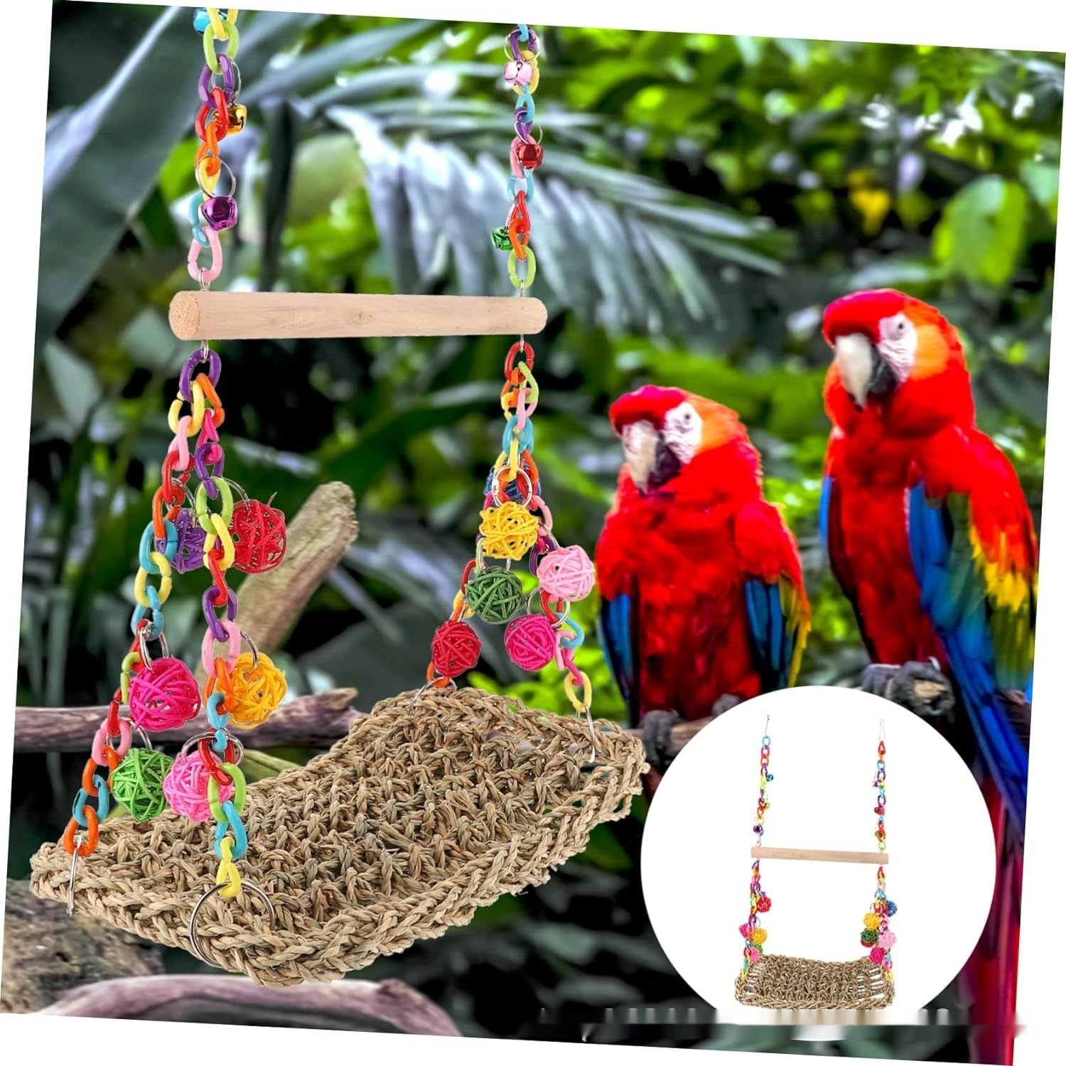 Parrot Climbing Net Toy Bird Cage
