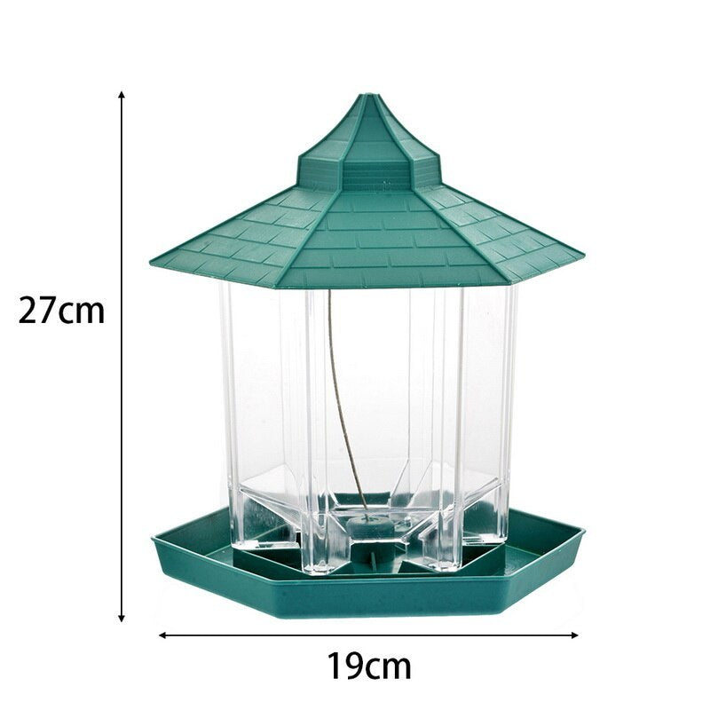 Outdoor Balcony Waterproof Hanging Bird Feeder