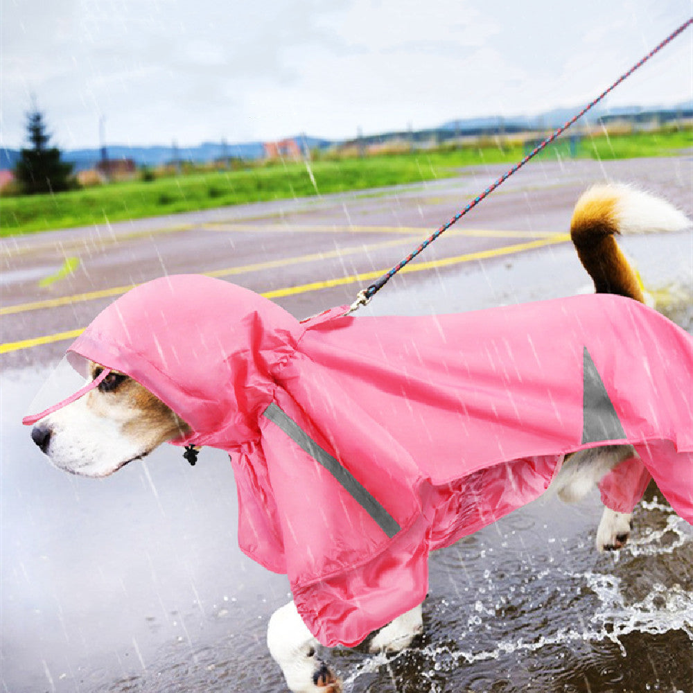 Pet Personalized Cloak Hooded Raincoat