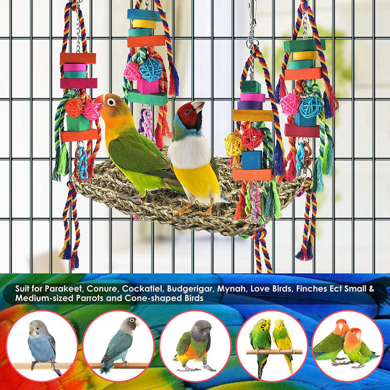 Parrot Climbing Net Toy Bird Cage
