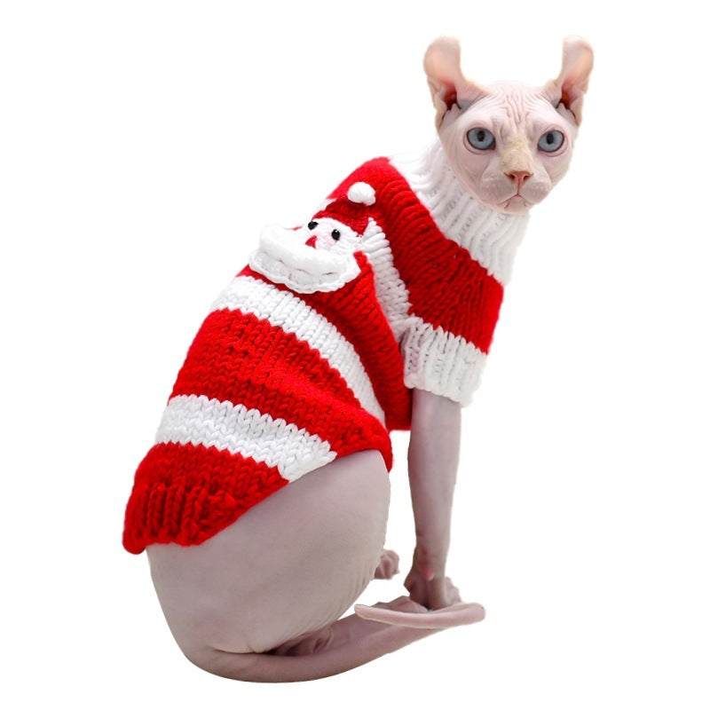 Hairless Cat Warm Sweater Cat Clothes
