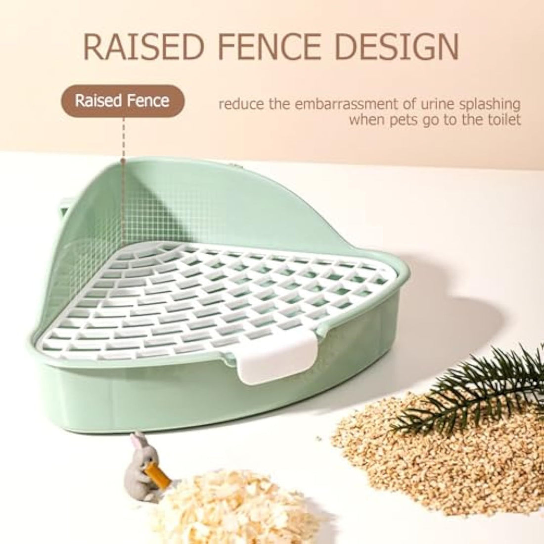 Litter Box Bunny Corner Toilet Box