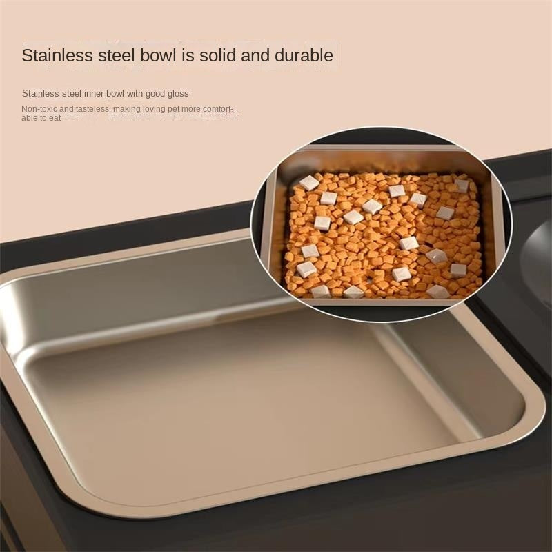Dog Double Bowl Adjustable Height