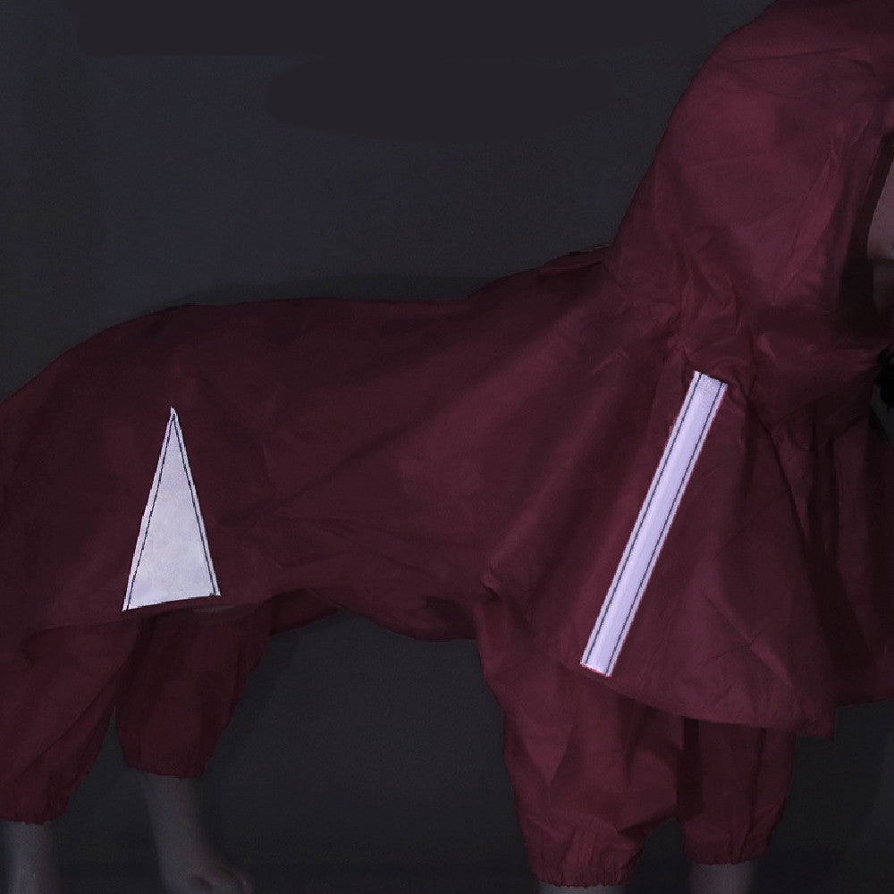 Pet Personalized Cloak Hooded Raincoat