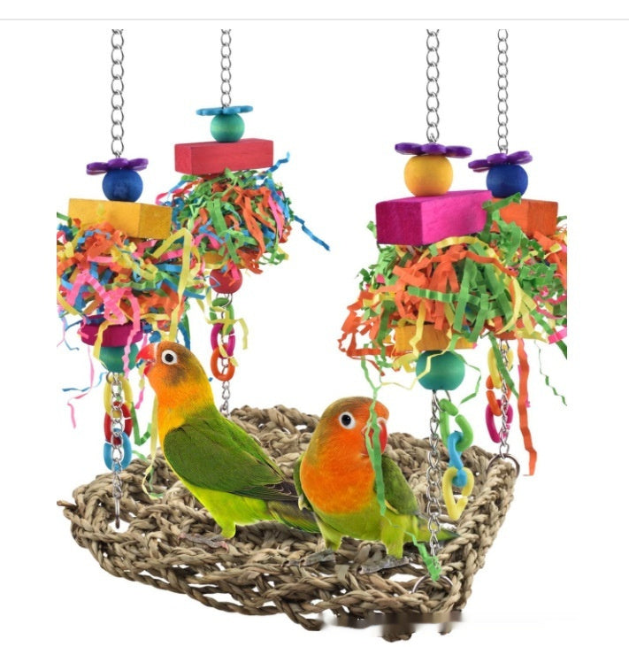 Parrot Climbing Net Toy Bird Cage