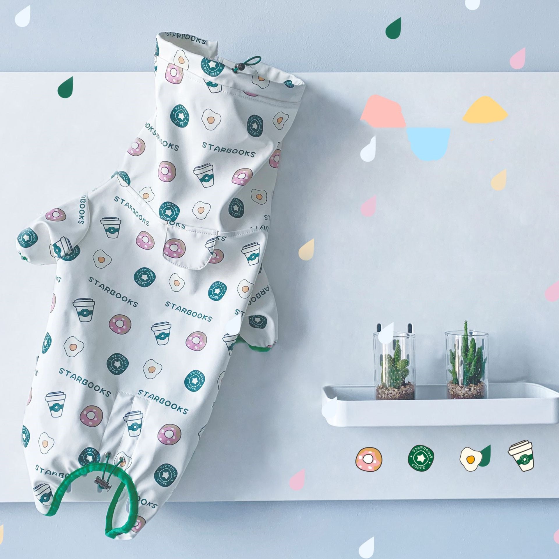 Stylish and Functional Eco-Friendly Dog Raincoat