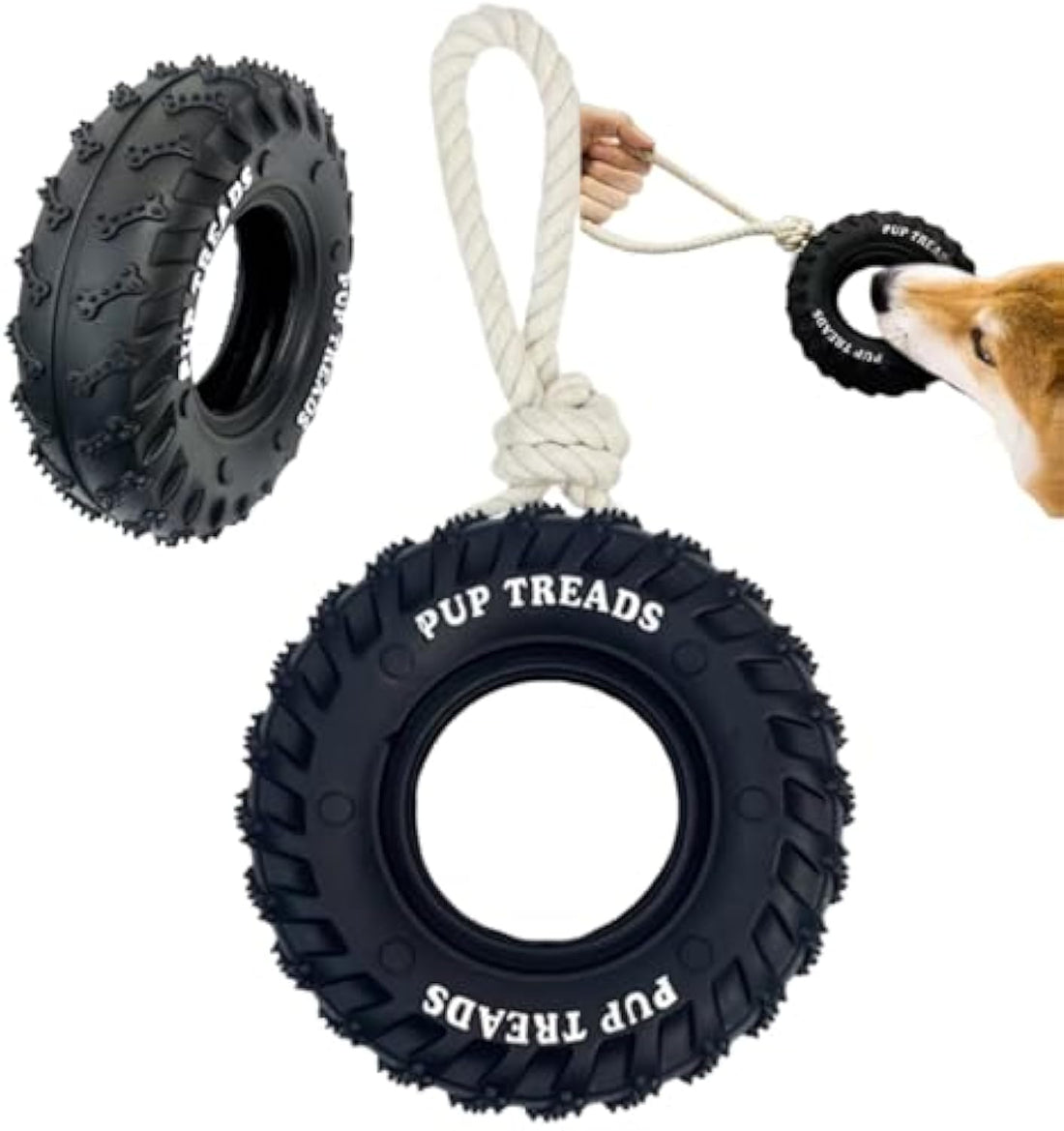 Durable Dog Toys For Aggressive Chewers, Treat Dispensing