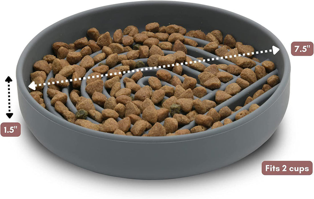Pet Cat Simple Slow Feeding Bowl