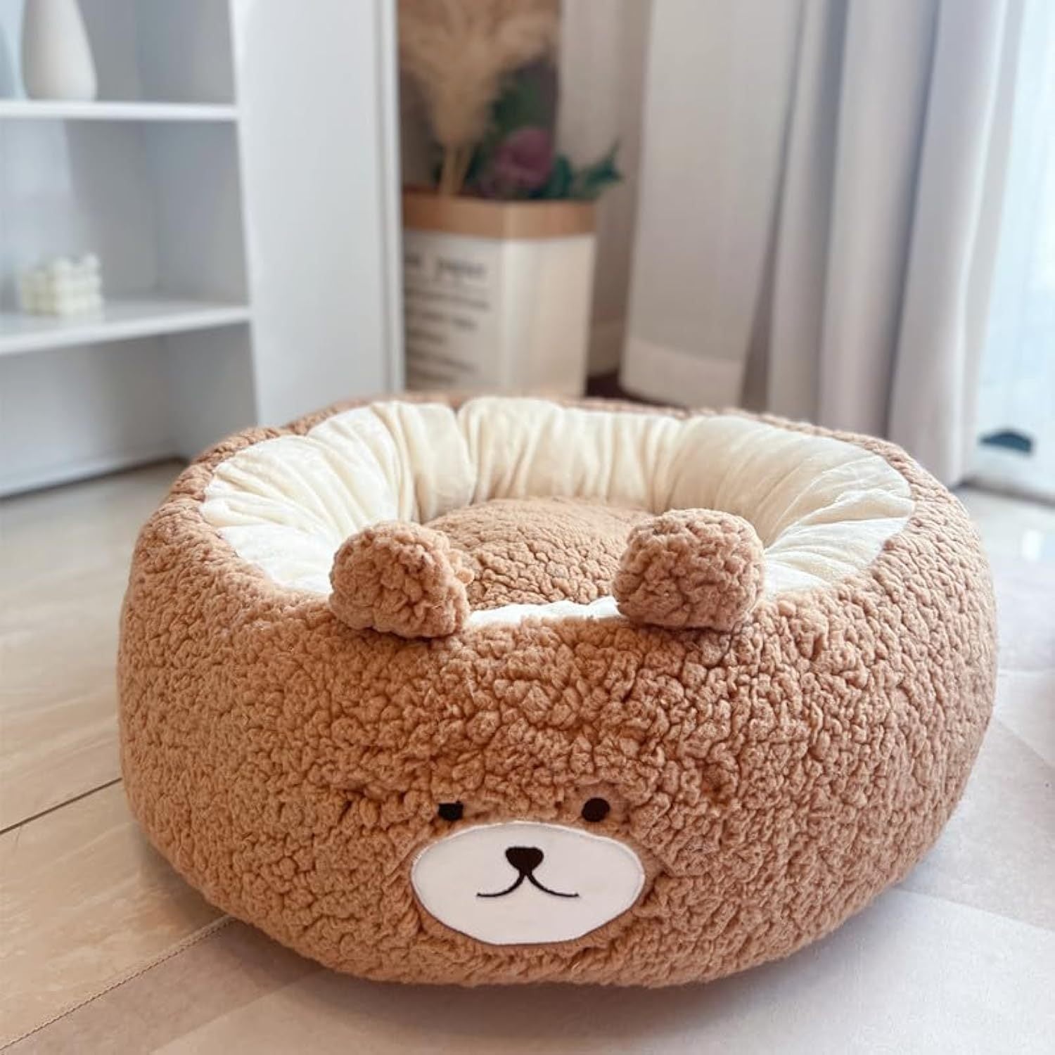 Cartoon Dog Nest Round Bed